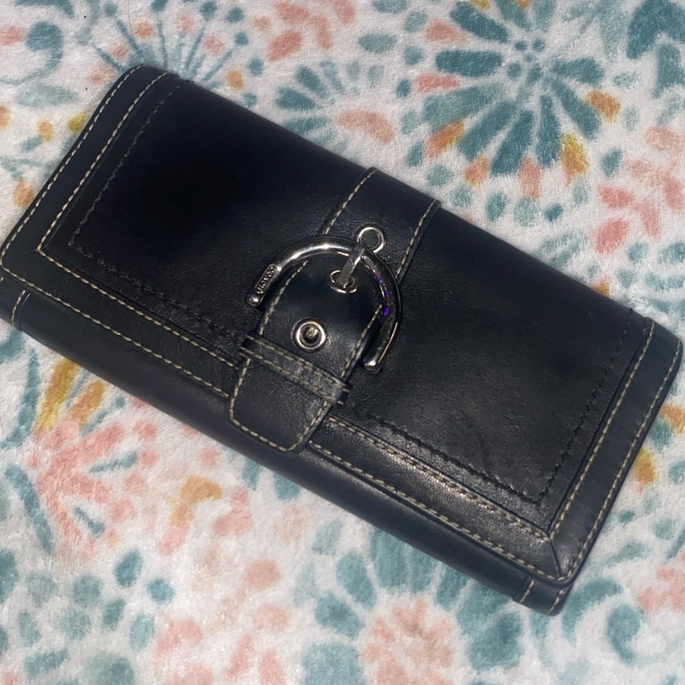 Coach leather wallet